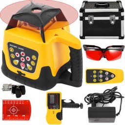 Niveau Laser Rotatif Rouge Portée de 500m Imperméable à l'eau Extérieur 360° - Vevor