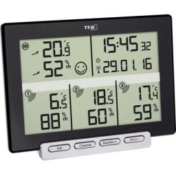 Tfa Dostmann - Multi-Sens Thermo-hygromètre radiopiloté noir