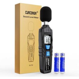 Compteur de CO2 Curconsa Détecteur de CO2 avec Température Ambiante, Humidité et Horloge, Capteur