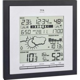 Tfa Dostmann - Station météo radiopilotée Linea Plus 35.1144.01 Prévisions météorologiques 12 à 24