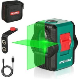 Niveau Laser Hychika 30M Autonivelant Niveau Laser Vert,Deux Modules, Ligne