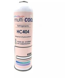 Multitanks - Canette Réfrigérant Multicool-404 de 400grs, remplace le R22, R407C, R502 et R404a