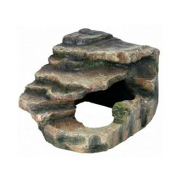 Rocher d'angle avec grotte et plateforme pour reptiles Trixie 16 x 12 x 15 cm