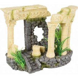 Ruine colossos colonnes. 21 x 11 x 15 cm. Décoration aquarium. Flamingo Pet Products Multicolor