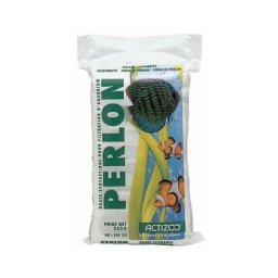 Ouate synthétique perlon pour filtration d'aquarium sac de 250 g Zolux Blanc