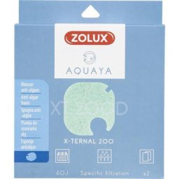 Filtre pour pompe x-ternal 200, filtre xt 200 d mousse anti algues x2. pour aquarium. Zolux