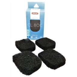 Filtre pour pompe classic 80, filtre CL80 c mousse charbon x 4 pour aquarium. Zolux Multicolor