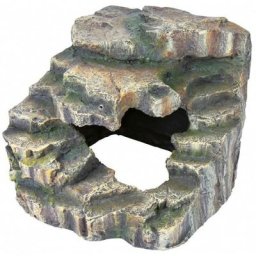 Rocher d'angle avec grotte et plateforme 19 x 17 x 17 Trixie Multicolor