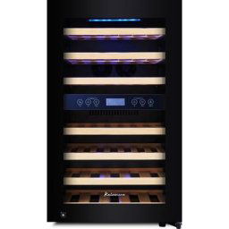 Kalamera - Cave a vin 45 bouteilles, 120 litres, Noir, KRC-120BFG