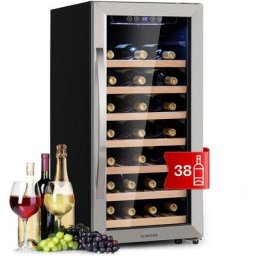 Cave à vin Klarstein Vinamour 38 Uno - à compression - 1 zone - 94 l - / 38 bouteilles - 5 - 18 °c