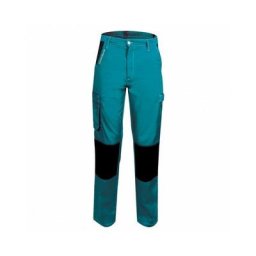 Fashion Securite - Pantalon de travail femme l Turquoise Noir - Turquoise Noir