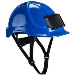 Casque Endurance avec porte-badge couleur : Bleu Royal taille Portwest