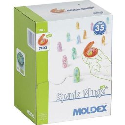 Bouchons d'oreille 35 dB Moldex SPARK PLUGS 780201 200 paires C22262