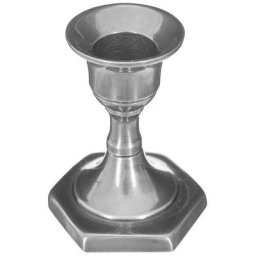 Candélabre En Métal Argenté 8x6cm Modèles Assortis