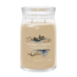 Grande bougie signature ambre et bois de santal