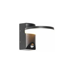 Esmee - led Applique murale avec détecteur Moderne - 1 lumière - l 16.5 cm - Noir - Moderne