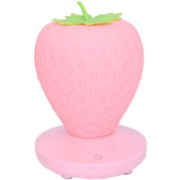Maison créative fraise veilleuse charge usb décoration de chevet rose