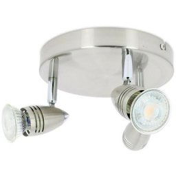 Arum Lighting - Spot Plafonnier orientable 3 têtes columbus GU10 alu