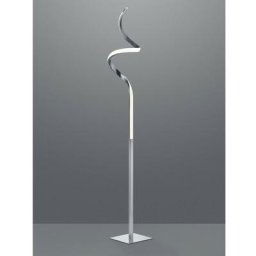 Lampadaire Course Nickel Mat 1x11W smd led - Gris