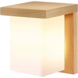 Simpe Style Wooden Scandinavian Wall Lamp Wall Sconce for Bedside Living Room Staircase Corridor