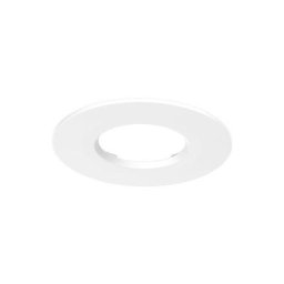 Miidex Lighting - Collerette ronde fixe pour spot led eclat ii blanc