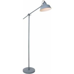 Lampadaire Mexlite Nové Gris en Blanc - Métal - 1322GR - Gris en Blanc