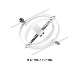 Paulmann - Spot unique cardan 944.39-gu5,3- blanc mat