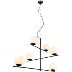 Trio Lighting - Suspensions Pure 6x28W E14 Noir Mat - Noir