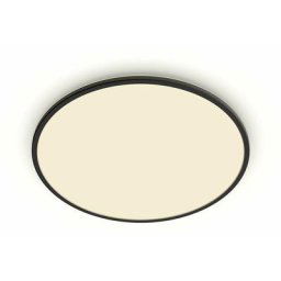 Plafonnier led Superslim, SceneSwitch 3 réglages d'intensité, 36W, rond, Noir - Philips