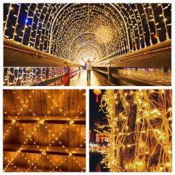 Guirlande led,led guirlandes Guirlande Guirlande extérieure étanche 100 LEDs 10m Blanc chaud