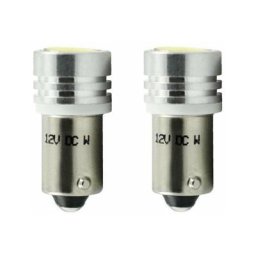 2x ampoule LED 12V 4W BA9S blanc 1x high power led moto voiture tracteur remorque