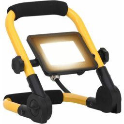 Projecteur à led avec poignée 20 w Blanc chaud Vidaxl Blanc chaud