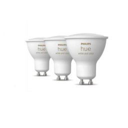 Hue 3 ampoules gu10 4,3w blanc et couleur ambiance 929001953115 34276700 - Philips