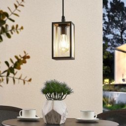 Luminaire extérieur à intensité variable 'Filimon' en aluminium - gris foncé, transparent