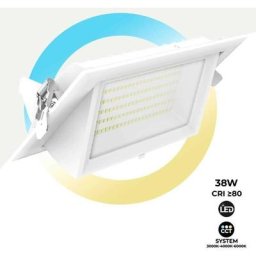 Barcelona Led - Spot led orientable et encastrable 38W cct lifud Driver