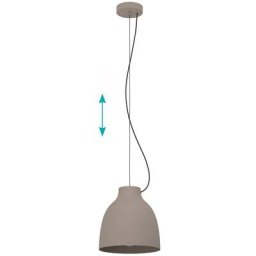 Eglo - Lampe suspendue Camasca E27 1x40w h: 110cm Ø28 cm dimmable
