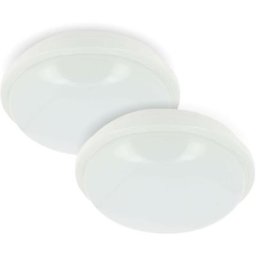 Lot de 2 Hublots ou Plafonnier LED Extérieur IP65 Rond 19W Température de Couleur: Blanc neutre