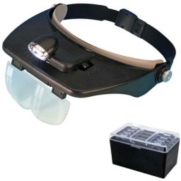 Loupe casque à led