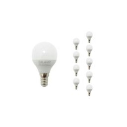 Ampoule led E14 6W 220V G50 220° - Pack de 10 - Blanc Froid 6000K - 8000K - Blanc Froid 6000K