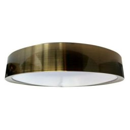 Plafonnier Salle De Bain Lila Laiton Patiné Ip44 Cct - Laiton