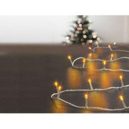 Guirlande Lumineuse Extérieur 10 mètres 100 led Blanc chaud 8 jeux de lumière - Blanc chaud