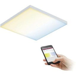 Velora 79825 Panneau à led 10.5 w blanc chaud à blanc lumière du jour blanc mat Y137022 - Paulmann