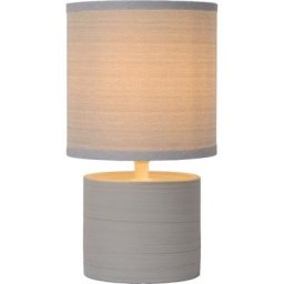 Lampe de table - 1xE14 - Gris Lucide greasby