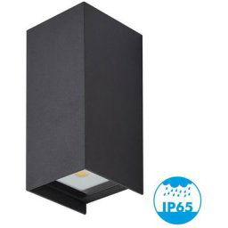 Applique murale Double Faisceaux led Extérieur gemini 6W Eq 60W IP65 Température de Couleur: Blanc