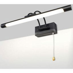 LED 8W IP44 Miroir Applique Murale Éclairage De Salle De Bain Noir Mat Intérieur Éclairage Avec