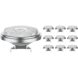 Lot 10x Noxion Lucent Spot led G53 AR111 7.4W 450lm 40D - 930 Blanc Chaud Meilleur rendu des