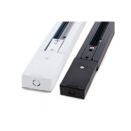 Iluminashop - Rail Monophasique MaxPower 2 mètres Blanc / Noir pour Spot Rail