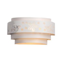 Leisei - Applique murale pour enfants avec de jolis motifs fleurs et papillons