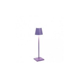 Zafferano - Poldina Pro Micro Lilac lampe de table led rechargeable et dimmable