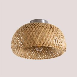Plafonnier en bambou Taumper Style SKLUM Ø30 cm - Ø30 cm